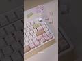 🌸 | Peach Splendor Keycaps x Peach Blossom Artisan Keycaps #keycaps #desksetup #chinesestyle #asmr