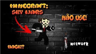 Minecraft:  JOGUEI COM HACK NO SKY CRAFT!   (SkyWars)  [MysticNewsBR]