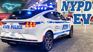 NYPD Electric Police Car! Mustang Mach E (NY Auto Show 2022)