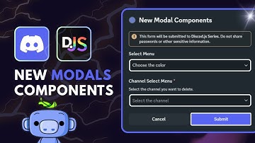 Discord.js New Modal Components Explained