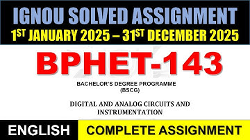 BPHET 143 E 2025