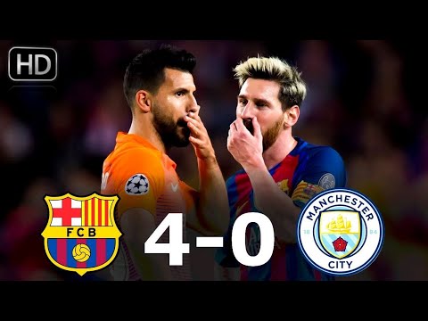 Barcelona vs Manchester City 4-0 All Goals & Highlights (Group Stage Champions League 2016/2017)HD