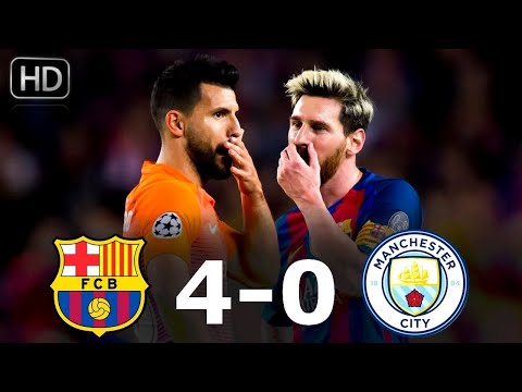 Barcelona vs Manchester City 4-0 All Goals &amp; Highlights (Group Stage Champions League 2016/2017)HD