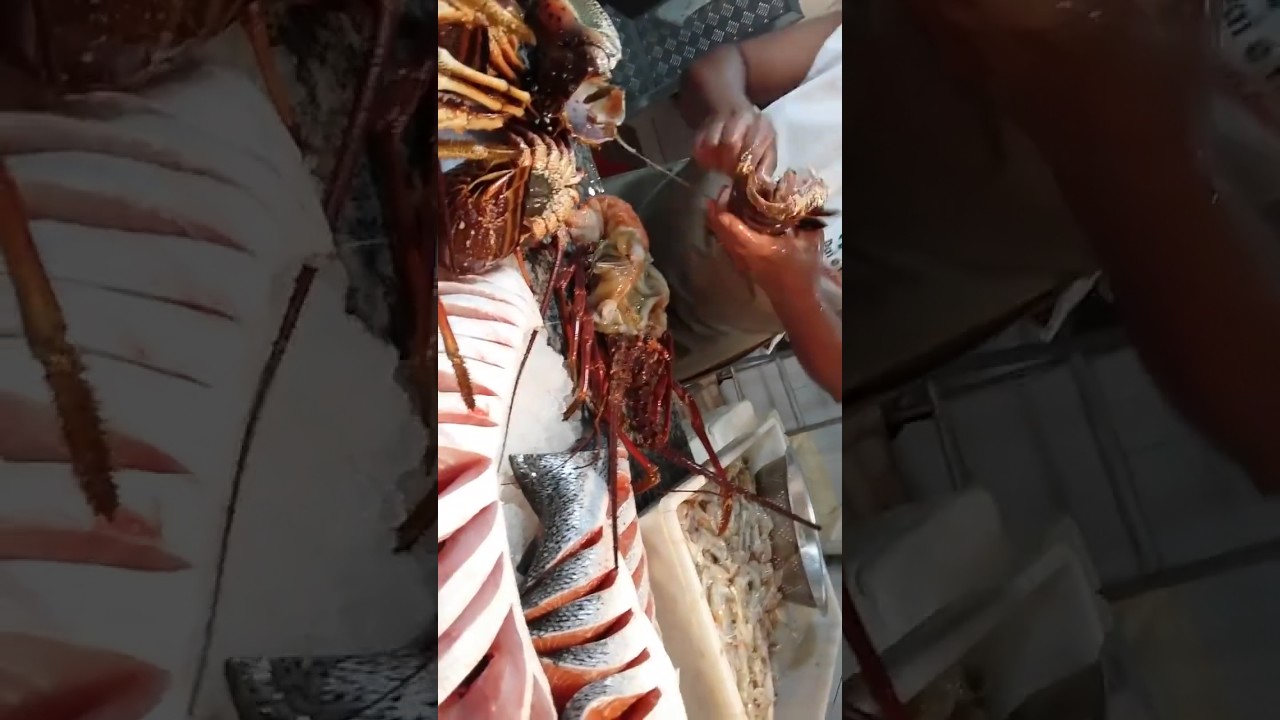 Rare red Lobster in Brazil