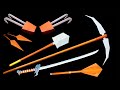 09 Ninja Sword/Knife/Claws/Pickaxe - Easy paper Weapon to make