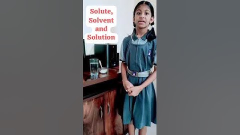 Science 🧪.Solute, Solvent and Solution #viral #scienceproject #science #shortvideos #