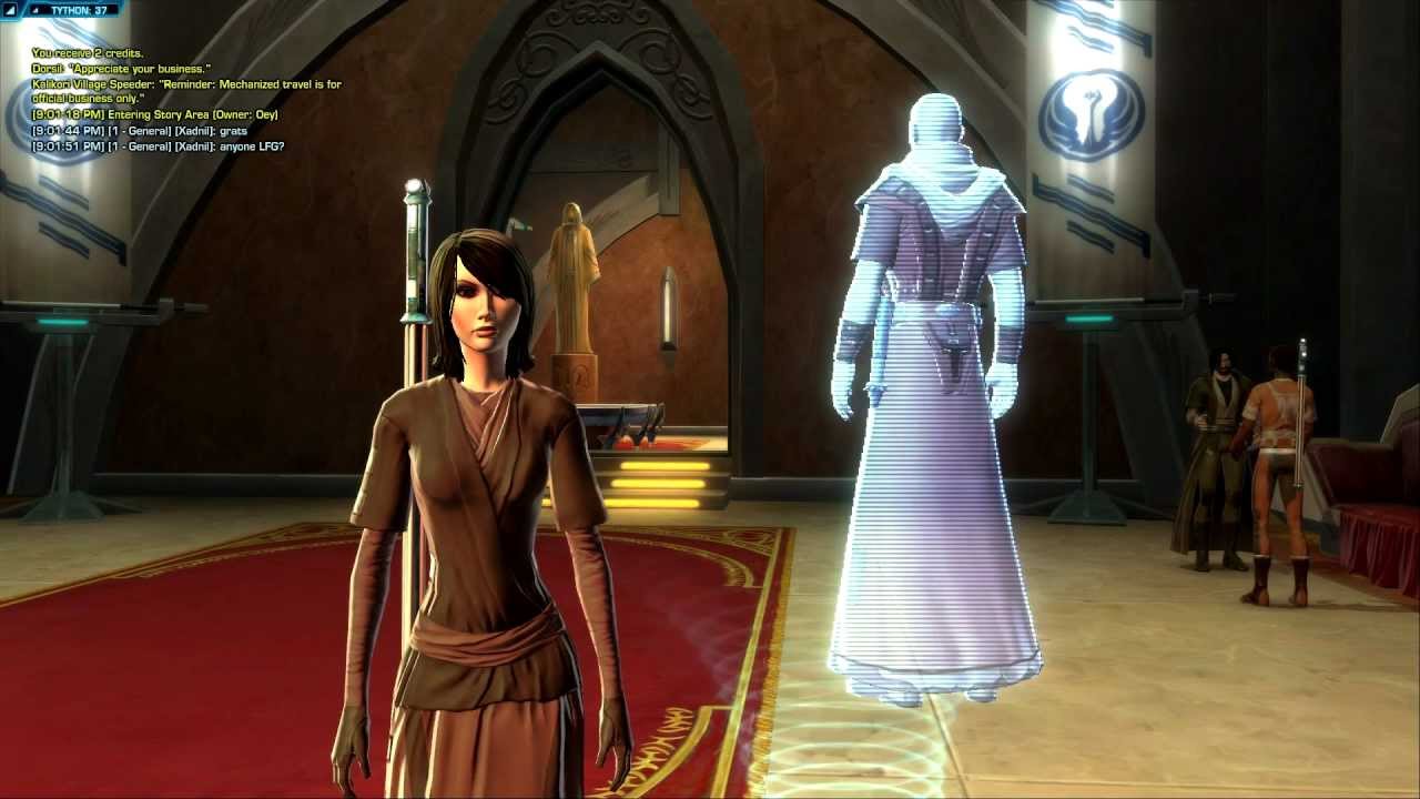 Star Wars The Old Republic - Female Jedi Consular - 01 - Tython - YouTube