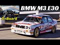 Alessandro Bettega drives FAST the BMW M3 E30 Gr.A - POV OnBoard - 2° Bettega Tribute 2023 Jesolo