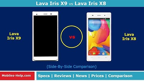 Lava Iris X9 vs Lava Iris X8 (Side-By-Side Comparison)
