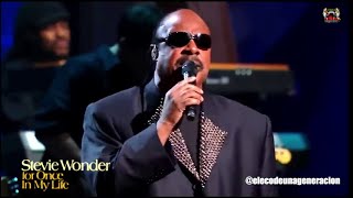 For Once in My Life con Stevie Wonder en vivo desde el Rock and Roll Hall of Fame&#39;s 25th Anniversary
