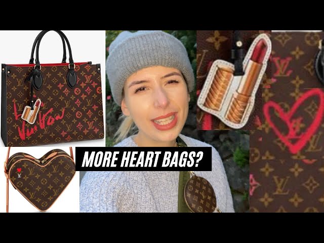 heart shaped lv bag