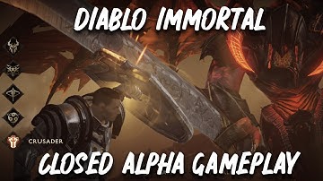 Diablo Immortal - 18 Minutes of Crusader iOS Closed Alpha Gameplay (Ultra Graphics @ 60 FPS)