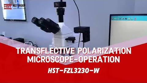 How to use HSTFZL3230-W  Transflective Polarizing Microscope #microscope #metallographic