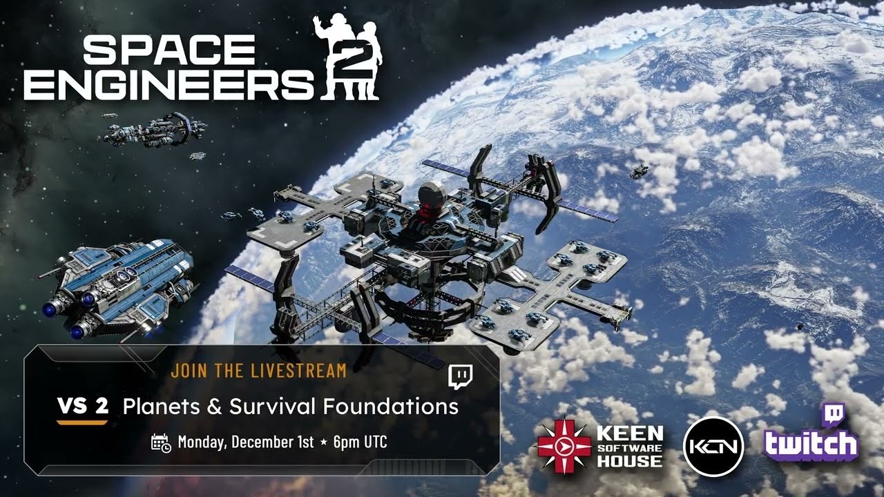 Space Engineers 2 - VS2 Planets & Survival Foundations Launching ...