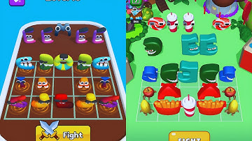 Merge Alphabet Food Battle Vs Merge Monster Alphabet Lore Fusion Number Max Level Gameplay