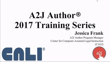 How Document Assembly Works with A2J Author and HotDocs (Video 1 in 2017 Training Series)