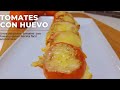 ‼️✅Tomates Rellenos  fáciles económico sencillos🍅🍅#tomates#huevos#comidafacil