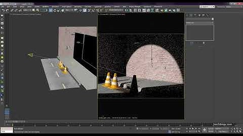 Bài 23: Ánh sáng 3d Max (đèn target spot)|  Max cơ bản cho người mới bắt đầu