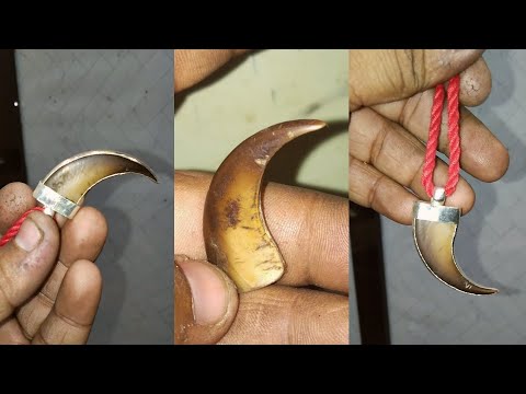 शेर के नाखून Ka Pendant|Rs Jewellery Agra|#puligoru lockets || latest  stylish tiger nail lockets - YouTube
