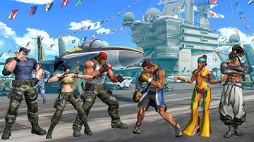 Ralf vs Nelson Team Battle - KOF XIV