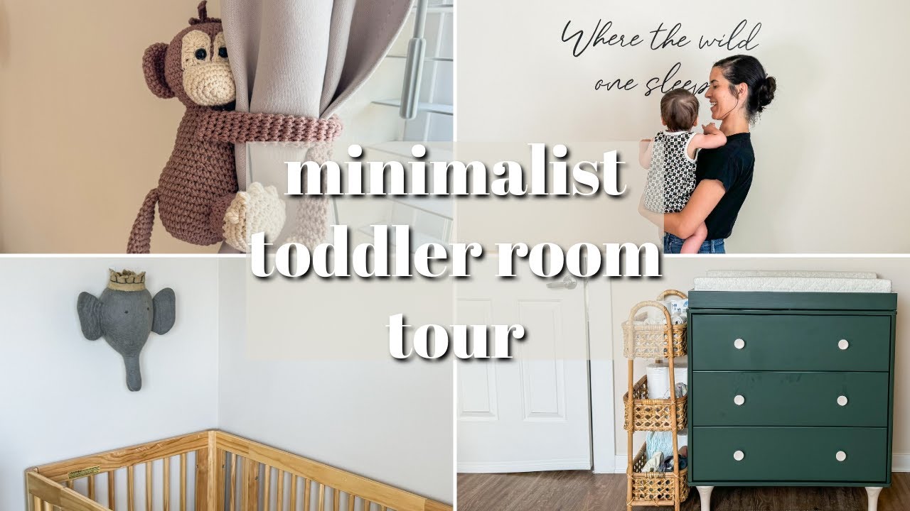 NEUTRAL TODDLER ROOM TOUR | Cute, Minimal & Functional - YouTube