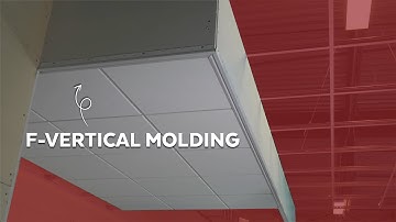Transition Molding for Vertical Spans | F-Molding | Armstrong Ceilings