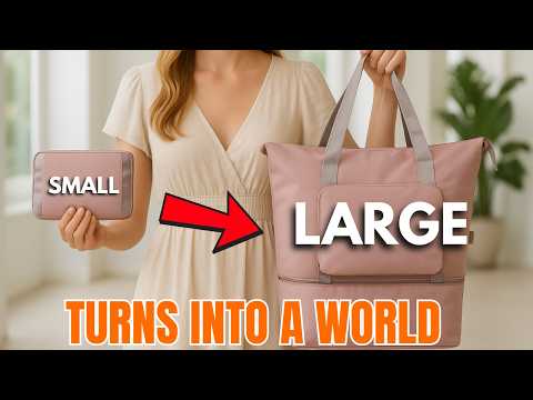 ? Travel Smart: The Ultimate Large Capacity Lightweight Folding Bag You Need!
