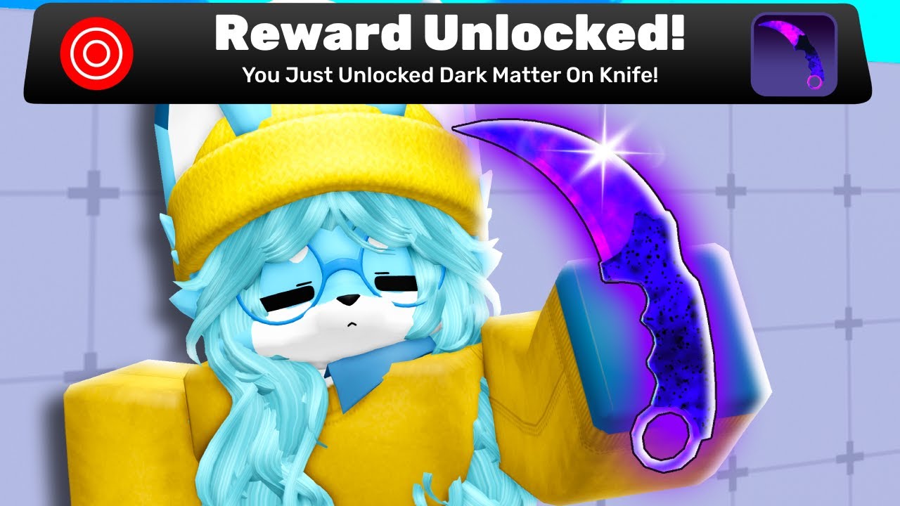 I unlocked *DARK MATTER* On Knife!