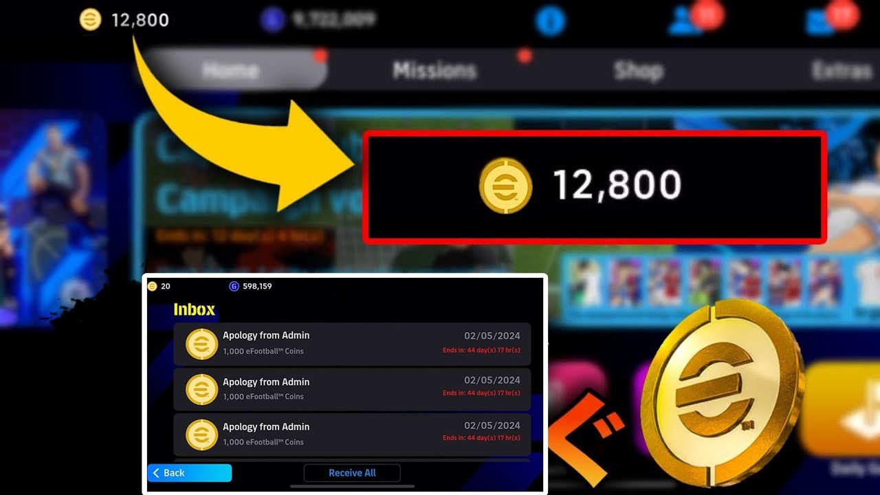 اسرع في شحن آلاف الكوينز مجاناً 😍 كله هيشحن كوينز خلاص 😉 بيس موبايل 2026