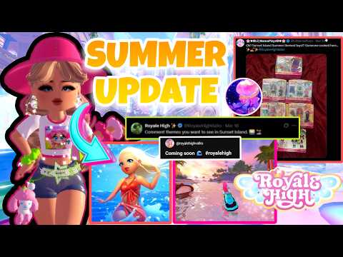 ROYALE HIGH UPDATE SUMMER 2026 | TIDALGLOW 2026 PT.1?! ☀️ #royalehigh #roblox