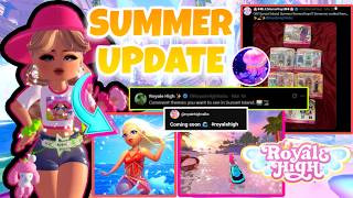 ROYALE HIGH UPDATE SUMMER 2026 | TIDALGLOW 2026 PT.1?! ☀️ #royalehigh #roblox
