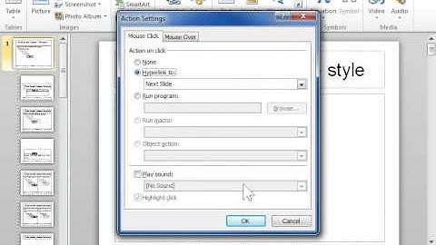 PowerPoint 2010 Insert an Action Button on Every Slide
