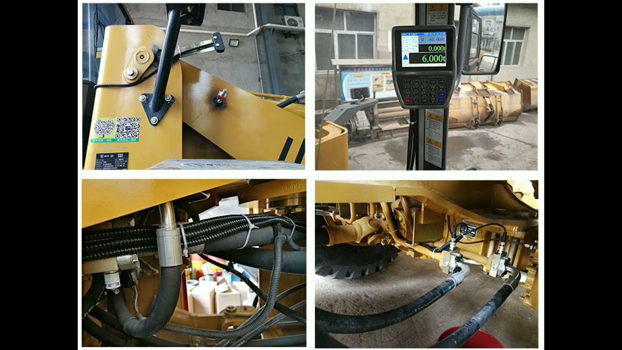 Wheel loader scale of installation video