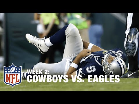 COWBOYS 20 EAGLES 10 F...DALLAS wins the TAKEAWAY Battle and the game but loses QB ROMO to a Fractured Left CLAVICLE!..."A QB Driven League" NFL Week Late Slate as Team WEEDEN is in the building as the Football Gods keep given Jerry's House the Business! #DALvsPHI #CowboysNation #FlyEaglesFly #NFCEastRivals2K15  