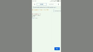 print odd numbers from 1 to 100 in python. #short #shortvideo #viral #viralvideo #python
