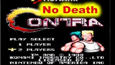NES Contra No Death (2 player co op 1 credit each) full gameplay