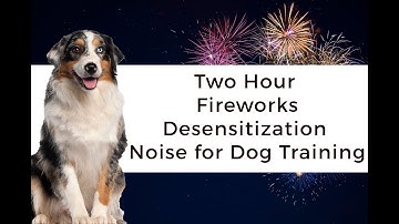 Fireworks Noise Desensitization Dog Training Two Hour Non-Stop Sounds