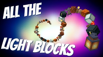 All the Light Emitting Blocks in Minecraft: What Light Can I get from Blocks in Minecraft (Avomance)
