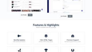 FlowDash - SAAS Admin Dashboard Template screenshot 1
