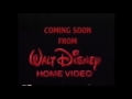 Coming Soon from Walt Disney Home Video - UK (1994)