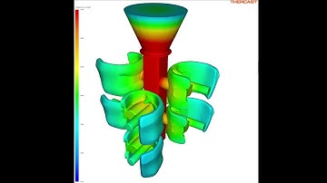 Investment casting simulation for knee implants manufacturing - THERCAST®