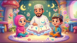 Alif Ba Ta Arabic Alphabet Song 🌈 | Islamic Kids Nasheed | Learn Arabic with Fun & Faith