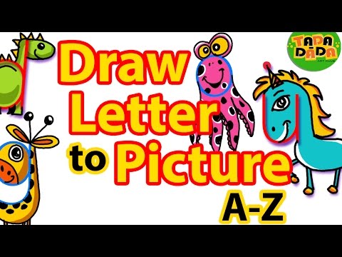 Video: How To Draw Pictures And Letters