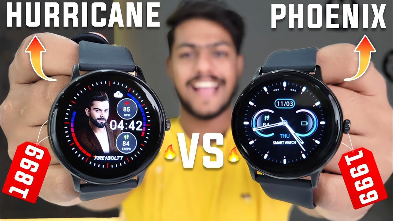 FireBoltt Phoenix VS FireBoltt Hurricane Under 2000 Rs Best