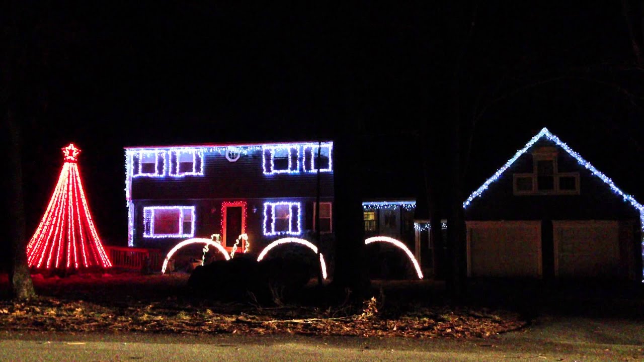 Amazing Christmas Light Show Timed With Music Heavy Metal YouTube