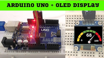OLED 0.96 I2C | Arduino UNO | Meter Reading | Adafruit gfx arch | Teach Me Something | SSD1306