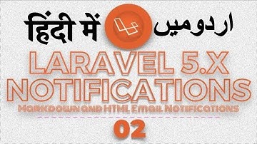 Part 02 Laravel 5 Notifications Series: Laravel Markdown and HTML Email Notifications in Urdu 2018