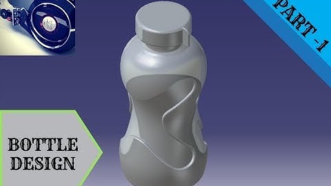 Bottle design part-1 | CATIA v5 | Surface modelling