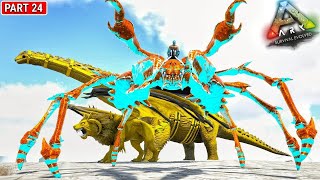 ARK Dragon Hunter Abyss : My 1st Old Crab Boss Manticore And Titan Army 🔥🔥 : Part 23 [ Hindi ]