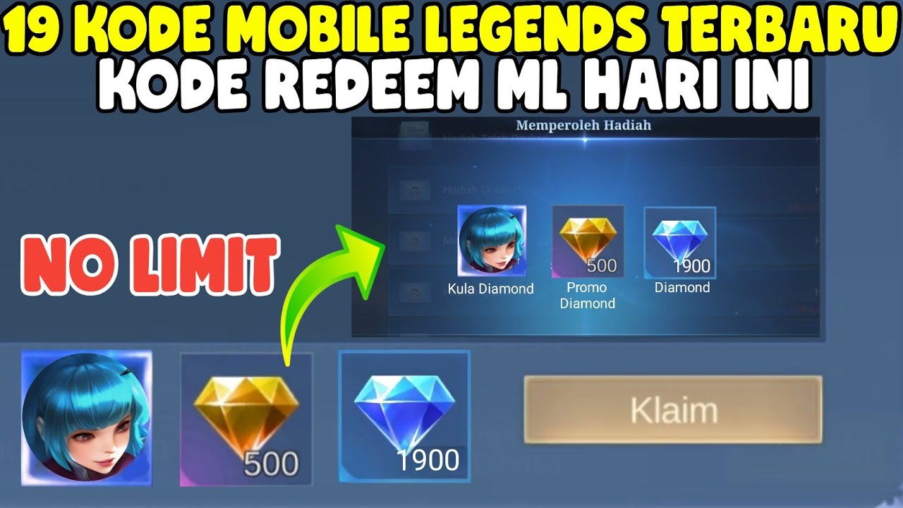 CEPAT AMBIL! 19 KODE REDEEM ML TERBARU KODE REDEEM MOBILE LEGENDS KODE ...